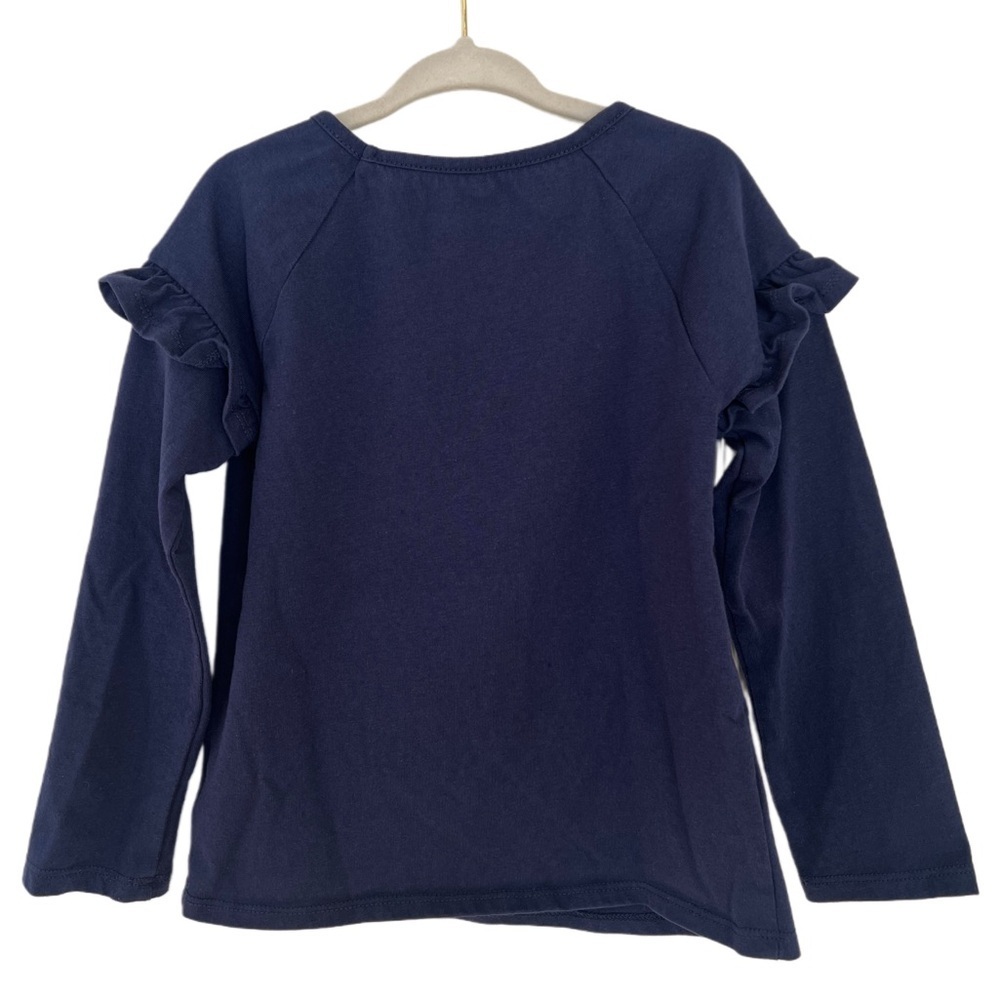 Cynthia Rowley Navy Long Sleeve with Dog and Floral Design - Picture 3 of 3